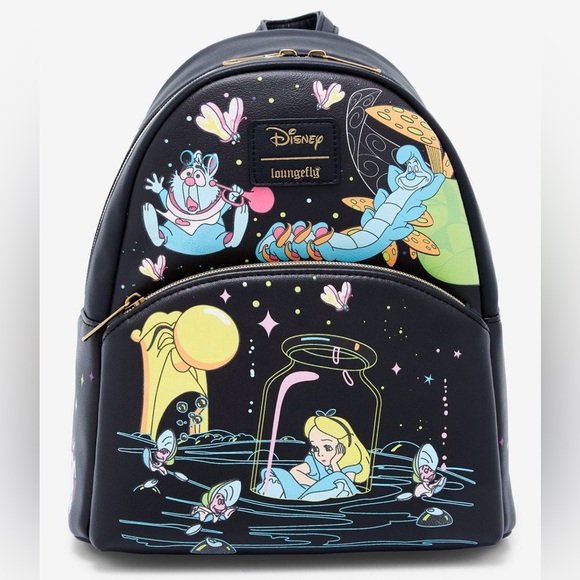 Loungefly Disney Alice in Wonderland backpack - Picture 1 of 8